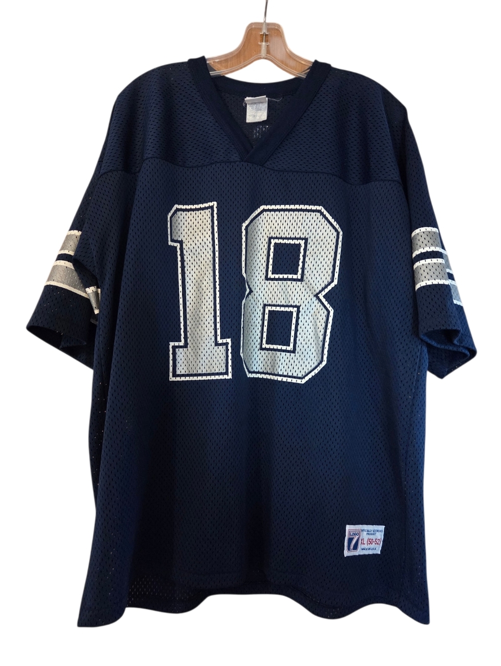 VTG Logo 7 Bernie Kosar Sports Jersey Dallas Cowboys #18 Size XL